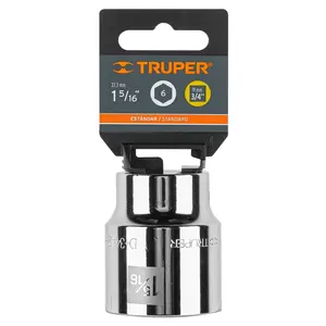 Juego de llaves de vaso de 6 puntas de 1-5/16 pulgadas, con accionamiento de 3/4 pulgadas, TRUPER - Product Image 4