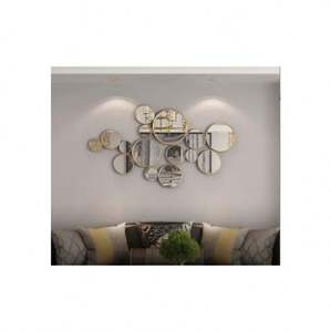 Miroir mural en acier inoxydable de qualité supérieure 2025, design moderne de luxe pour la décoration intérieure, miroir mural en verre métallique personnalisé pour la salle de bain - Product Image 2