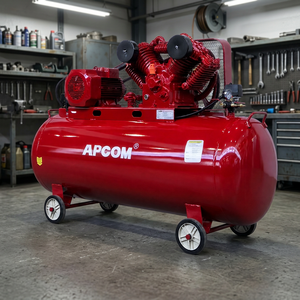 Compresor de Aire Reciprocante APCOM, Tanque Vertical de 500L, 10HP, 7.5KW, 380V CA, Modelo Industrial Estacionario - Product Image 1