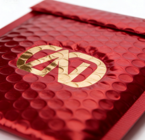 Prix d'usine, enveloppes à bulles co-extrudées en or rouge métallisé, sacs à bulles rembourrés pour courriers - Product Image 4