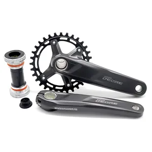 SHIMANO DEORE FC M5100 pédalier 1x11 vitesses vtt 34/36T manivelle WUZEI anneau de chaîne BB MT501/MT500/BB52 pour Saint pédalier vtt