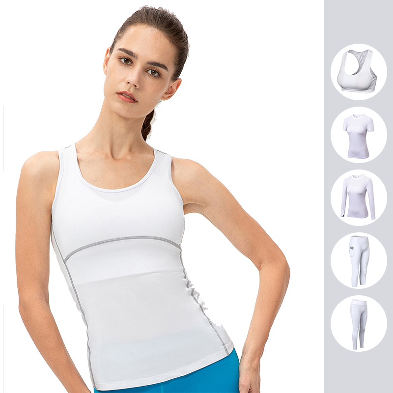 Women Yoga Sport Running Quick Dry Vest High Elasticity Tight Fitting Gym Fitness Bodybuilding Tank Top Mesh Shirt