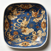 Service de Table Personnalisable en Porcelaine Fine de Luxe, Style Minimaliste Oriental Moderne, en Céramique