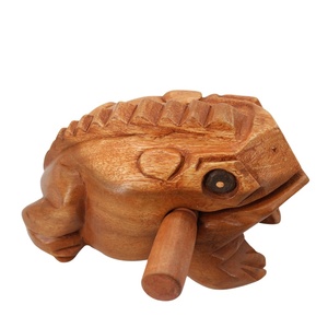 Sensor de movimiento <span class=keywords><strong>Sonido</strong></span> Rana Bebé Rana de madera Artesanía Rana musical - Product Image 2