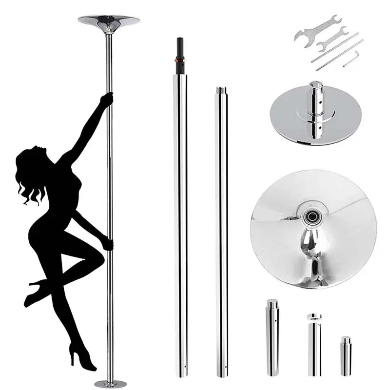 TOPKO sport fitness bar Portable Adjustable Height pole dance dancing tube