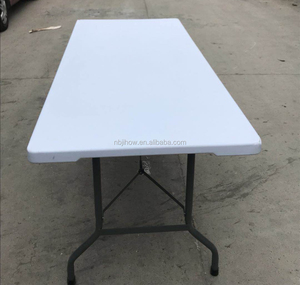 <span class=keywords><strong>Table</strong></span>-banc pliable rectangulaire moderne <span class=keywords><strong>de</strong></span> 6 pieds en plastique blanc imperméable pour <span class=keywords><strong>camping</strong></span>, salle à manger, hôpital, extérieur - Vente en gros - Product Image 2