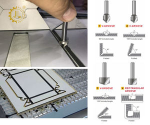 Aluminium Composiet Materiaal (Acm) Panelen Graveren Gereedschap Acs Aluminium Grooving Tool Voor Acp V Groovende Bit - Product Image 5