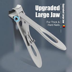 Coupe-ongles épais en acier inoxydable pour ongles durs ou cassants, type professionnel, pour manucure et pédicure - Product Image 3