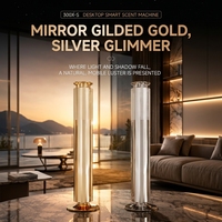 Diffuseur d'arômes intelligent en aluminium sans eau, contrôlé par application, éclairage LED, 100 ml, alimenté par batterie, multi-scènes, utilisation hôtelière, écologique