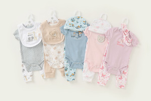Conjuntos de Ropa de Bebé de Algodón al por Mayor, 0-9 <span class=keywords><strong>Meses</strong></span>, Verano, Casual, Transpirable, Lindos Estampados de Animales, Unisex, 3 Piezas - Product Image 2