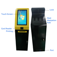 Terminal de service libre ATM multifonctionnel : Prix, dépôt d'espèces, accepteur de paiement par pièces et billets, changeur de monnaie, impression A4