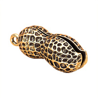 Chinois vent cacahuète porte-clés accessoires laiton cloche pendentif jour de l'an Guochao petit produit décrochage en gros