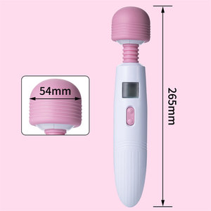 Blanc rose lesbienne japonais Obsedian <span class=keywords><strong>Massage</strong></span> gode Av Clitoris plaisir baguette masseur vibrateur Sex Toy Wom pour le sexe - Product Image 6