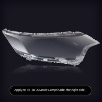 Pour Mitsubishi Outlander 2016 2017 2018 Couvercle de lentille de phare Coque transparente de phare Remplacement Accessoires d'éclairage automobile