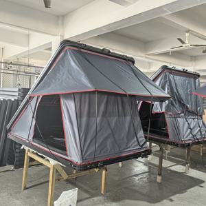 <span class=keywords><strong>Tente</strong></span> <span class=keywords><strong>de</strong></span> <span class=keywords><strong>toit</strong></span> triangulaire <span class=keywords><strong>Outback</strong></span> Tourer en aluminium pour 4 personnes pour Jeep Wrangler Waterproof Hard Shell Pop-Up avec échelle Accessoire - Product Image 1