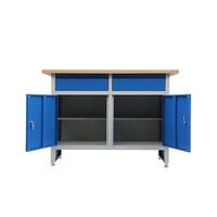 Banc de travail au design moderne avec tiroir, structure démontable, armoire avec serrure à clé, banc à outils de haute qualité