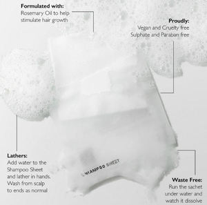 पोर्टेबल ट्रैवल पैक 25 टैबलेट गहरी साफ चिकनी-विरोधी डैंड्रफ से राहत मिलती है - Product Image 2