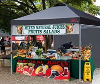 Heavy Duty 10x10 10x20 20x20 plegable Pop-up al aire libre impermeable evento promoción personalizada Feria Comercial con dosel de malla tienda