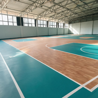 Revêtement de sol PVC haute densité multi-usages Runsure certifié EN 14904 pour salle de jeux de maternelle, substrat de sol en bois pour le marché américain