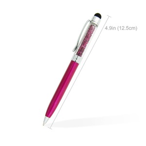 colores 2-en-1 de diamantes de <span class=keywords><strong>cristal</strong></span> Stylus pluma y tinta para tocar dispositivos de pantalla para iPhone/ipad/tablet - Product Image 2