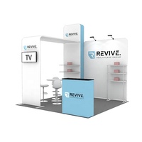 Stand d'exposition en tissu tendu sans outil en aluminium 10x10 pieds