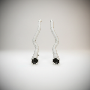 Prix d'usine - Tuyaux d'échappement pour voitures de course Ferrari F12/FF/812 V12 - Tuyau d'échappement droit en acier inoxydable - Product Image 3