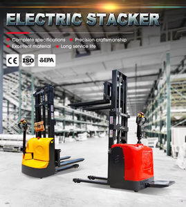 Apilador de Palets Hidráulico Eléctrico 2T 3T Altura de Elevación 4m Elevador Apilador Eléctrico Elevador de Carretilla Eléctrica Apilador de Palets Eléctrico - Product Image 2