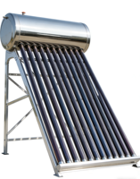 Chauffe-eau solaire 200L à panneaux plats pour maison, hôtel, extérieur, garage et camping-car – Système solaire thermique écoénergétique