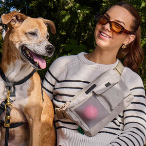 Bolso Bandolera NiBao para Pasear y Entrenar Perros - Bolso Manos Libres para Pasear y Entrenar Perros con <span class=keywords><strong>Bolsillo</strong></span> para Premios, Porta Bolsas <span class=keywords><strong>de</strong></span> Excrementos y <span class=keywords><strong>Bolsillo</strong></span> para Teléfono - Product Image 2