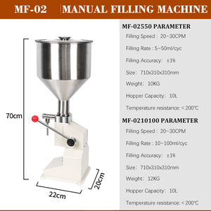 Bal ezmesi parfüm kremi manuel şampuan diş macunu el sıvı sıvı dolum makinesi manuel viskoz paslanmaz çelik - Product Image 2