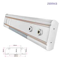 Unit Headboard Tempat Tidur untuk Ruang Rawat Inap dan ICU, Panel Headboard Tempat Tidur, Unit Headboard Tempat Tidur dengan Outlet Gas dan Lampu LED untuk Rumah Sakit