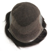 Lace — système de remplacement de vrais cheveux indiens pour hommes, toupet naturel avec closure, densité 130%