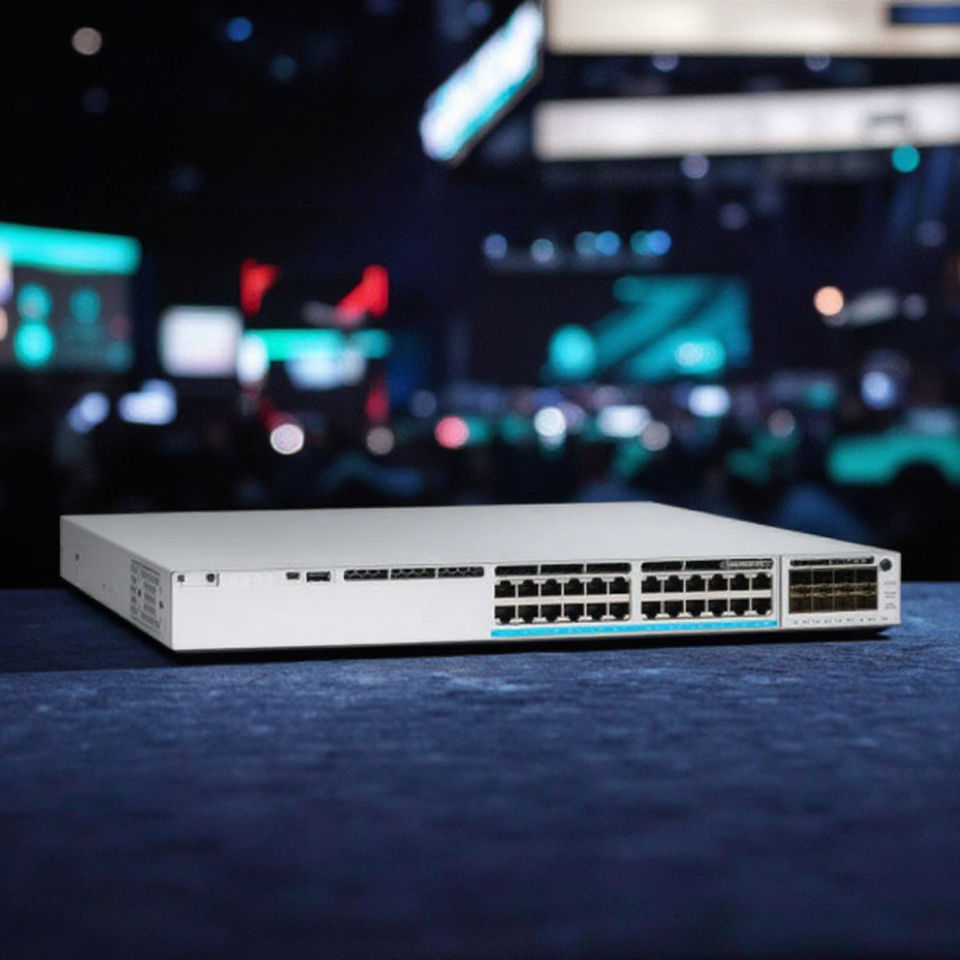 Best Price CS Switch 9300 24-Port Modular Uplinks UPOE Managed Network ...