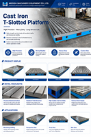Nouvelle table de soudage en fonte robuste à rainures en T, établi industriel de précision, plateforme d'inspection, usinage CNC personnalisé