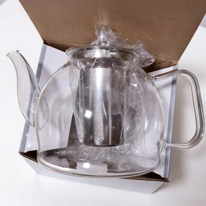 Tetera de Vidrio Borosilicato de Alta Calidad, 1400 ml, Resistente al Calor, Apta para Estufa, con Infusor, para Preparar Té en Casa, Tetera Individual - Product Image 6