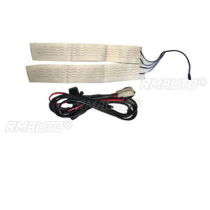 1 Set Car Steering <b>Wheel</b> Heater Kit <b>Plastic</b> Heat Pads Red LED Wireharness Switch - Product Image 4