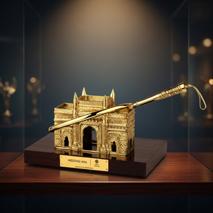 Trofeo Portátil de Latón del Gateway of India con Técnica de Fundición y Grabado - Product Image 2