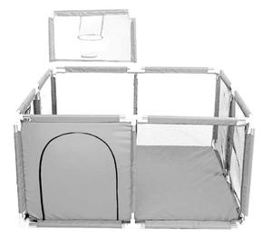Box per Bambini Moderno Pieghevole da Interno, da Viaggio e da Campeggio, con Cancello, Recinzione di Sicurezza per Bambini con Cestino, per Camera da Letto e Soggiorno, in Plastica - Product Image 5