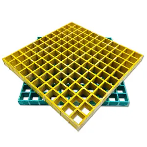 Hoge Sterkte Uitstekende Glasvezel Dek Drainage Walking Mesh Grille Platform