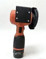 Meuleuse d'angle sans fil 16,8 V ultra-légère à moteur brossé avec interrupteur à gâchette, batterie 1,5 Ah 18 V et disque de coupe
