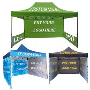 Carpa Plegable para Ferias Comerciales de 10x10, Publicidad Exterior, Toldo Retráctil Manual de 3x3 - Product Image 1