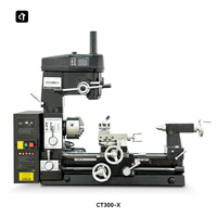 CTMACH CT300-X – Machine de tournage, fraisage et perçage multifonctionnelle de haute précision avec pompe à moteur et roulement pour la formation scolaire