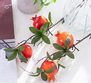 Fruit artificiel de grenade en mousse, réaliste et de haute qualité, avec tige unique, pour la décoration de la maison, du salon, du restaurant et du bureau - Product Image 3