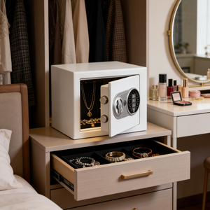 Nouvelle conception Mini coffre-fort intelligent en métal pour l'argent Serrure électronique Coffres-forts de sécurité pour la maison et l'hôtel - Product Image 6