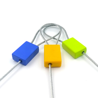 Sello de Seguridad Personalizado con Cable de Acero y Material de Metal+ABS, Impresión Láser para Contenedores y Aplicaciones Ferroviarias