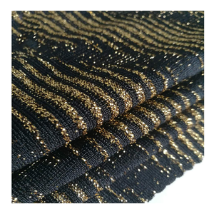 Thiệu Hưng Thị Trường Dệt Tay Mềm Mại Cảm Giác Thoải Mái 60% N 35% M 5% SP <span class=keywords><strong>Lurex</strong></span> Dệt Kim Vải Nylon Cho Buổi Tối Ăn Mặc - Product Image 1