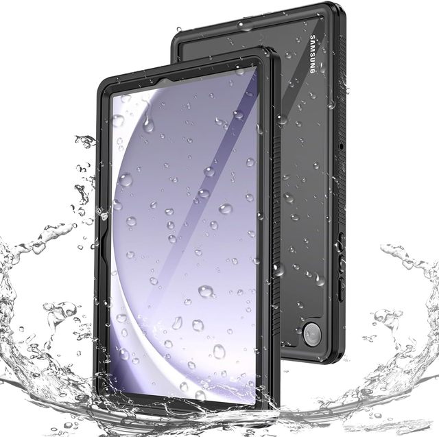 Anjingwls for for for Tab A9+ A9 Plus 11 Inch Waterproof Tablet Case Transparent PET Built-In Screen Protector Cover TPU