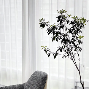 Tốt treo lên Voile rắn bán Màn cửa sổ tuyệt rèm cửa mỏng trang trí nhà gạc cho cửa sổ nhà - Product Image 5