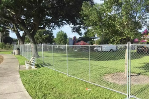 Yuking Direct Factory Customized Galvanized Chain Link Fence with Cyclone <b>Wire</b> <b>Mesh</b> 1mm-4mm Gauge for Yard Use-Hebei Origin - Product Image 5