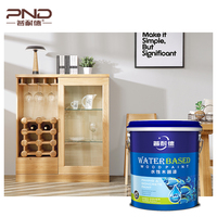 Peinture liquide pour meubles à base d'eau, protection environnementale, finition mate/brillante, application au pinceau ou au rouleau, fournie directement par l'usine